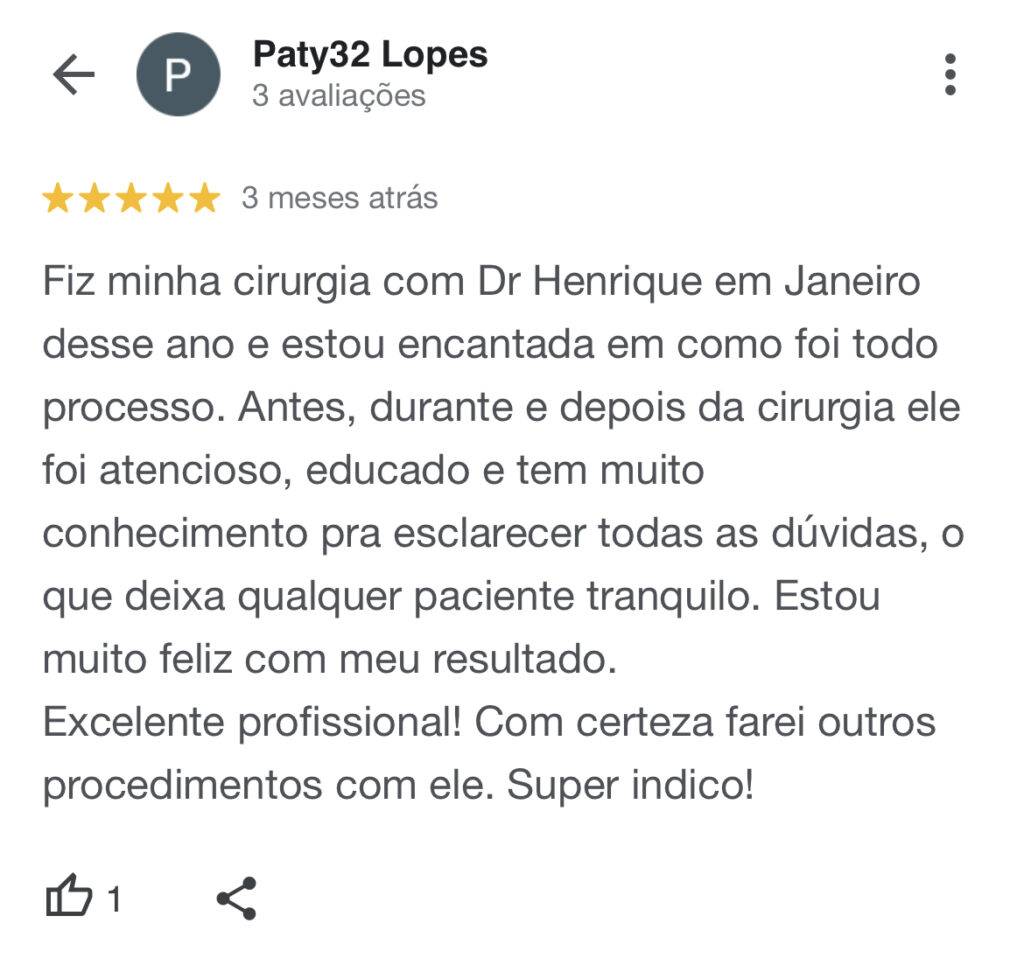 Depoimentos reais de pacientes do médico cirurgião plástico Dr Henrique Beletáble (4).