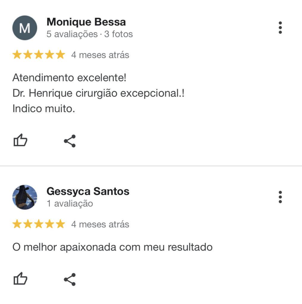 Depoimentos de pacientes reais do Dr Henrique Beletáble (3).