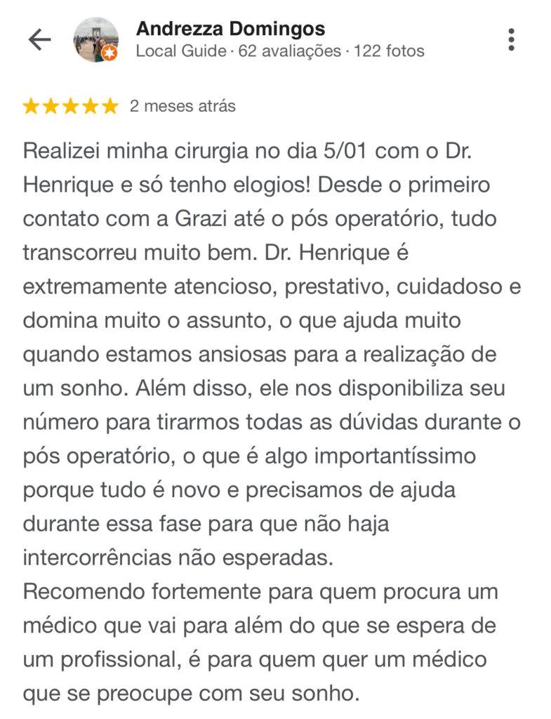 Depoimentos de pacientes reais do Dr Henrique Beletáble. (1)