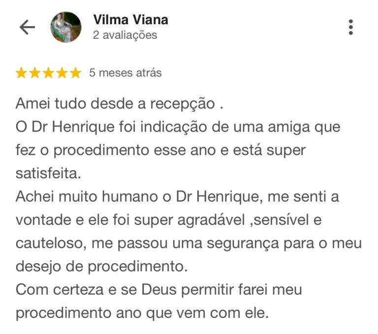 Depoimentos de pacientes reais do Dr Henrique Beletáble. (4)