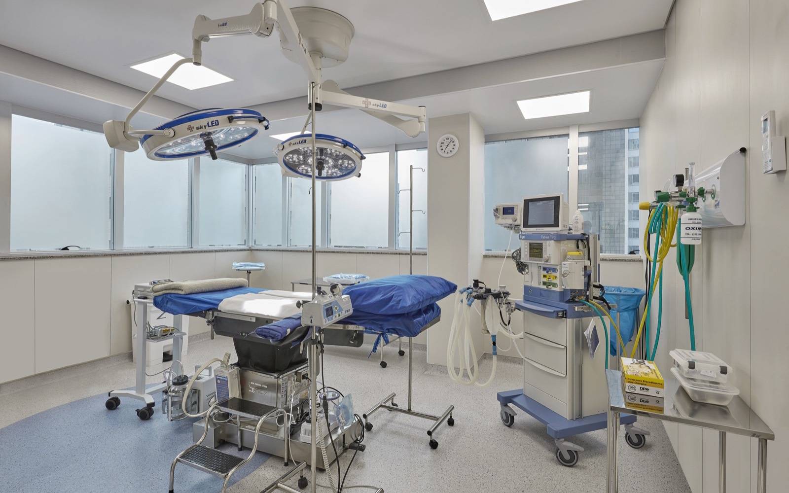 Centro cirúrgico do Premier Hospital Dia, em Belo Horizonte
